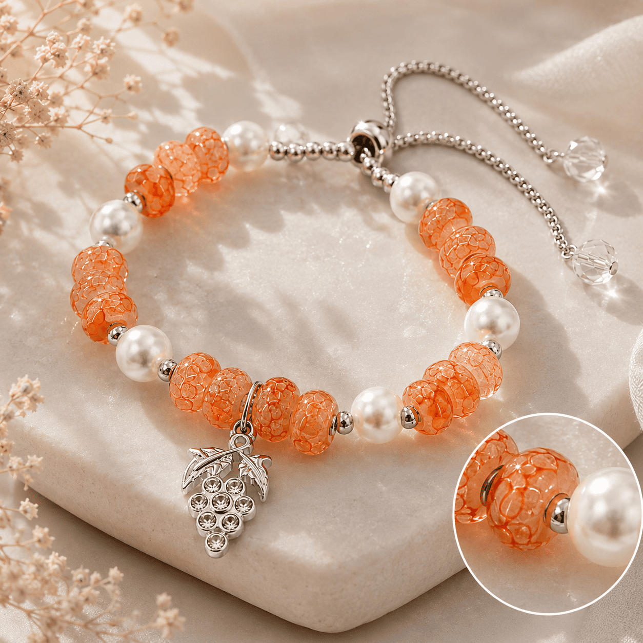 Amber Vine Bracelet